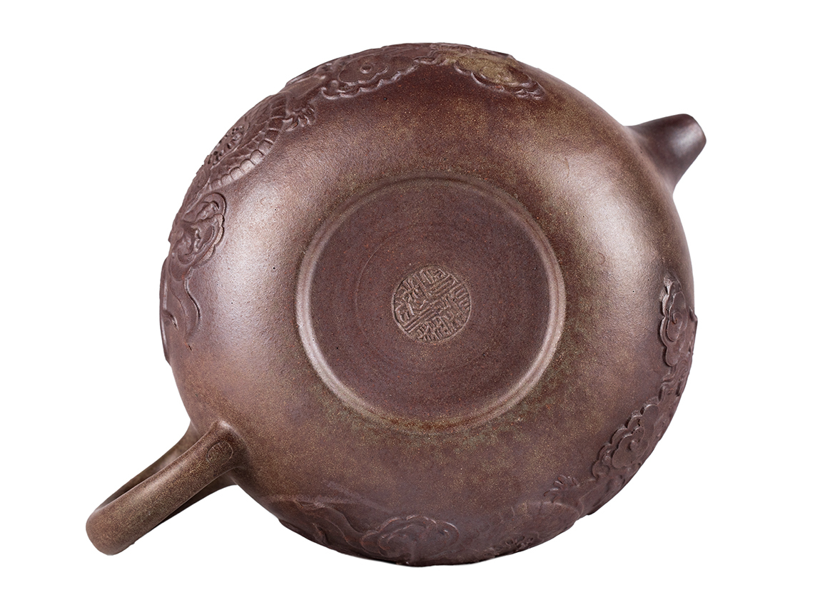 Чайник # 51912, дровяной обжиг/исинская глина, ручная работа, 300 мл.