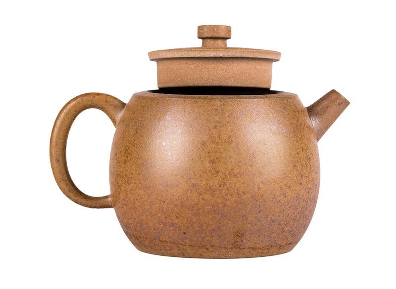 Чайник # 51913, дровяной обжиг/исинская глина, ручная работа, 210 мл.