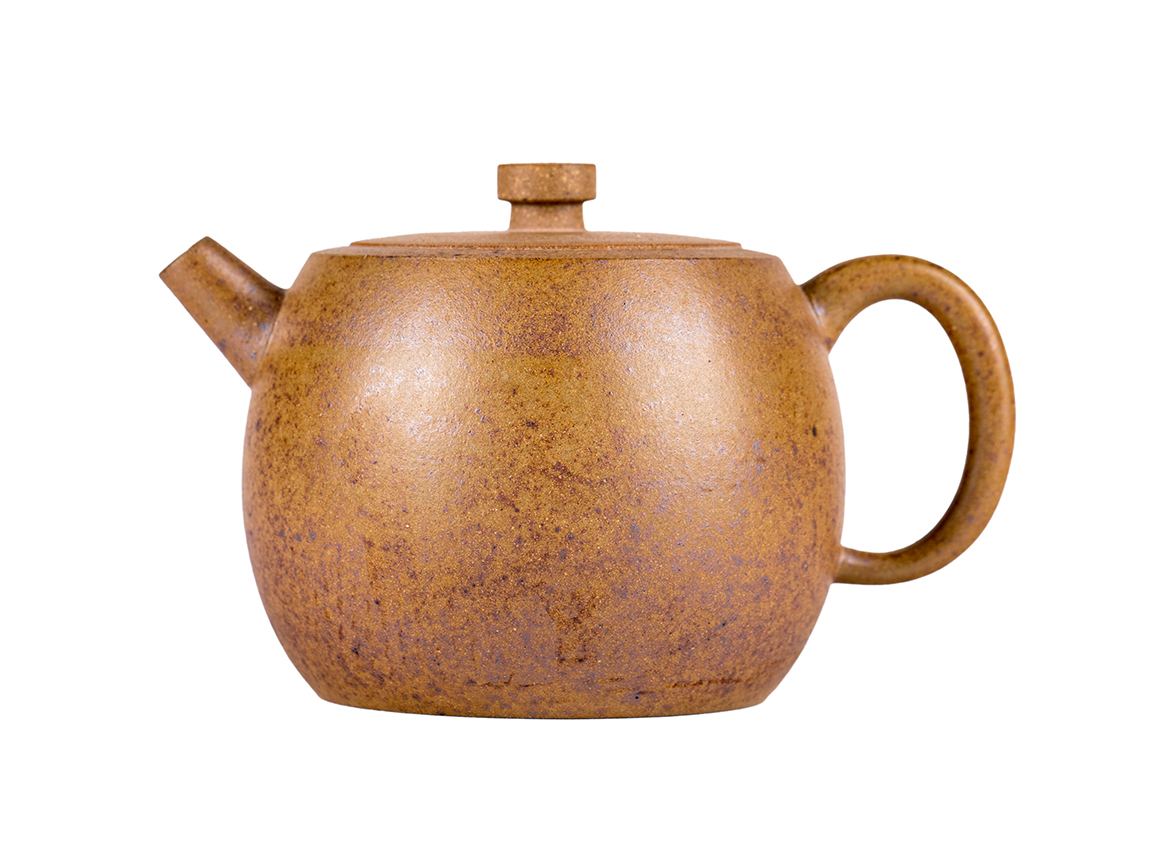 Чайник # 51913, дровяной обжиг/исинская глина, ручная работа, 210 мл.