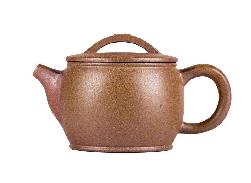 Чайник # 51915, дровяной обжиг/исинская глина, ручная работа, 230 мл.