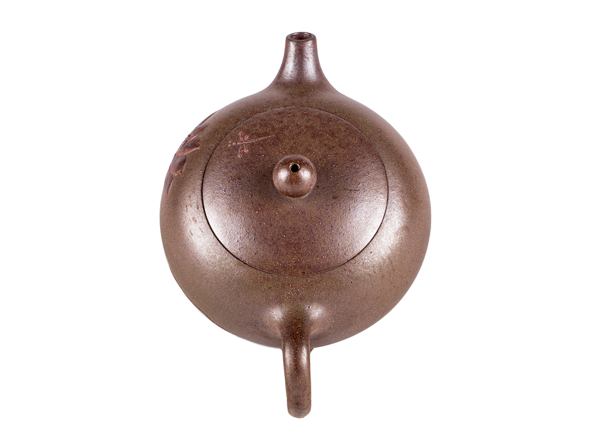 Чайник # 51917, дровяной обжиг/исинская глина, ручная работа, 110 мл.