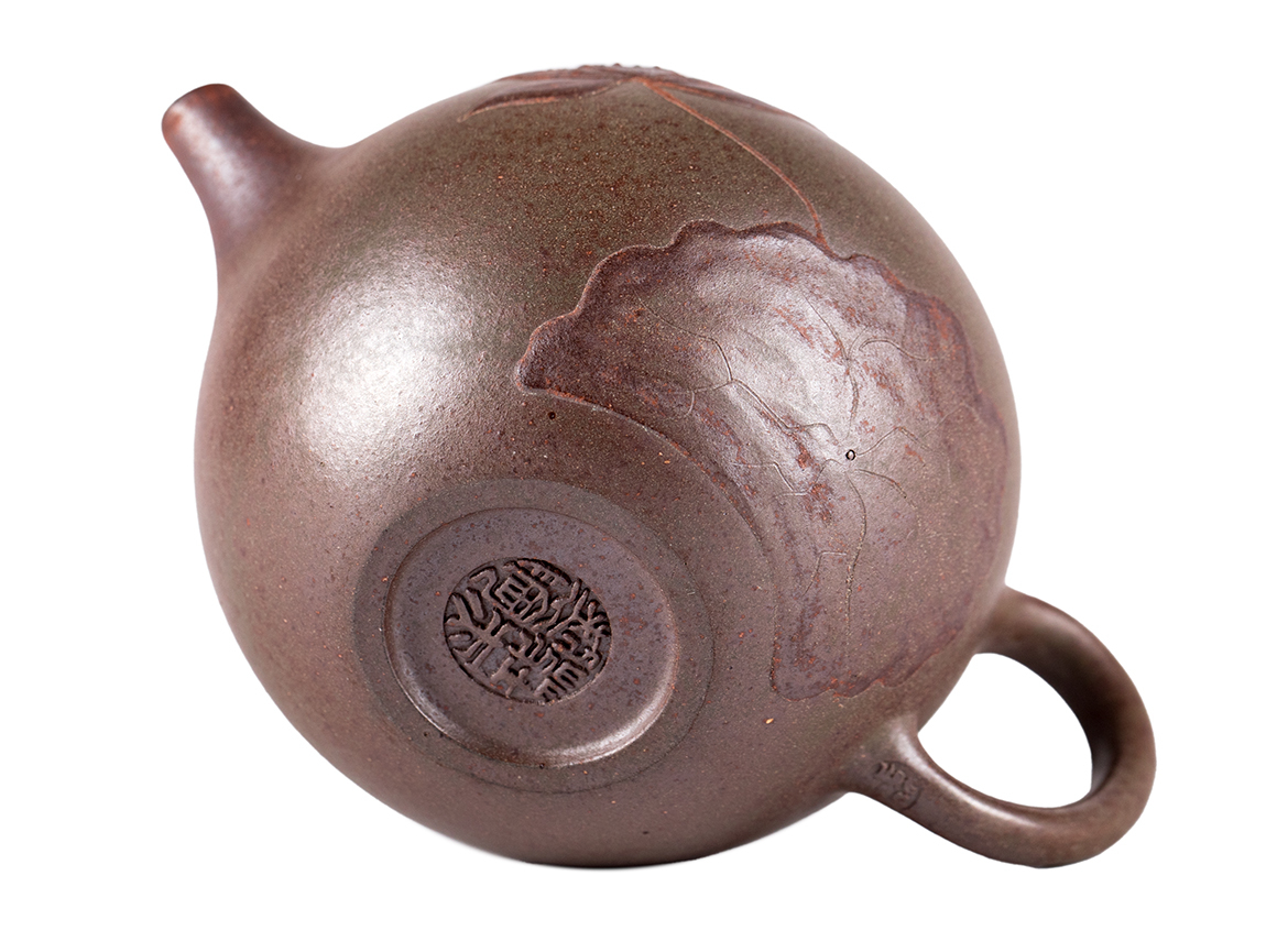 Чайник # 51917, дровяной обжиг/исинская глина, ручная работа, 110 мл.