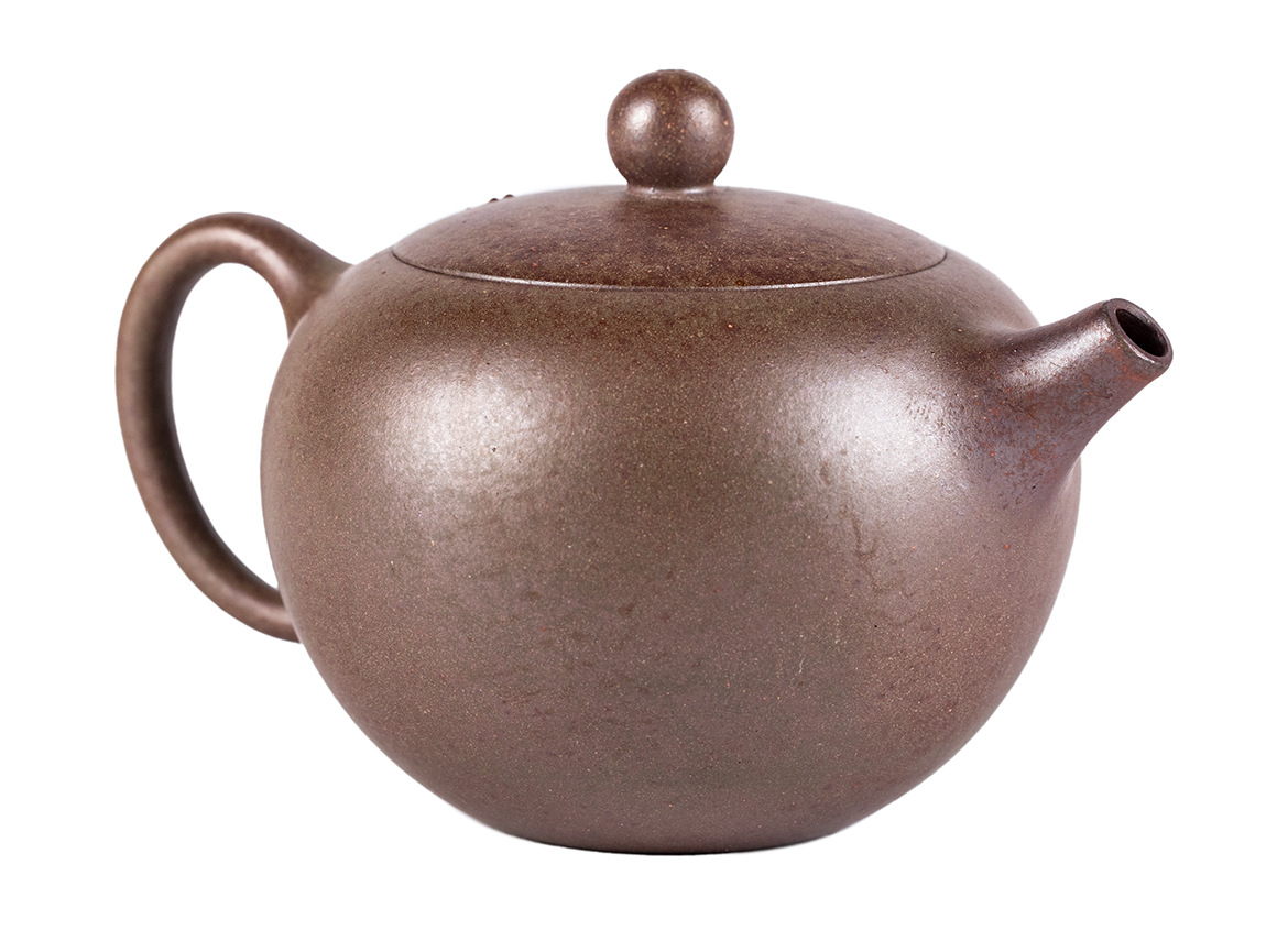 Чайник # 51917, дровяной обжиг/исинская глина, ручная работа, 110 мл.