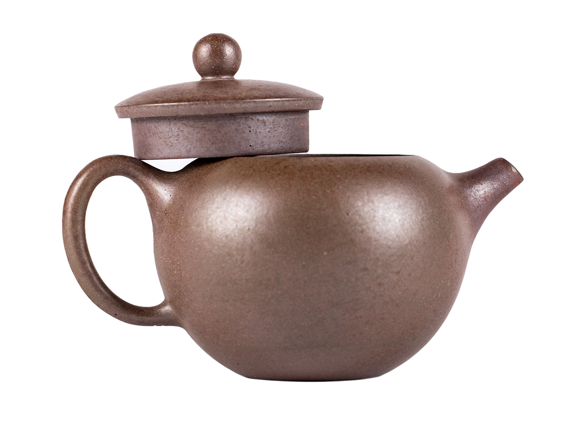 Чайник # 51917, дровяной обжиг/исинская глина, ручная работа, 110 мл.