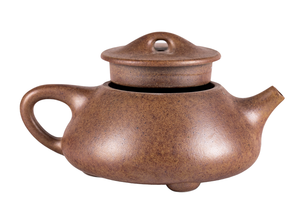 Чайник # 51920, дровяной обжиг/исинская глина, ручная работа, 190 мл.