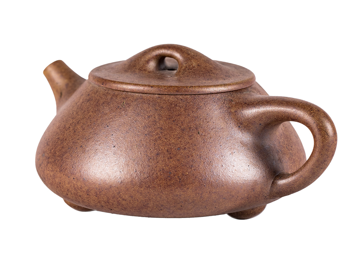 Чайник # 51920, дровяной обжиг/исинская глина, ручная работа, 190 мл.