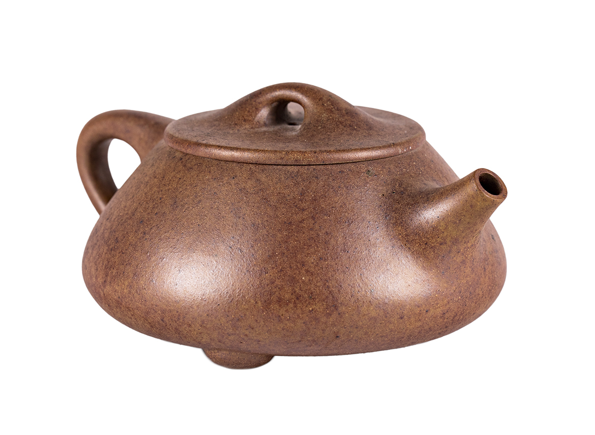 Чайник # 51920, дровяной обжиг/исинская глина, ручная работа, 190 мл.