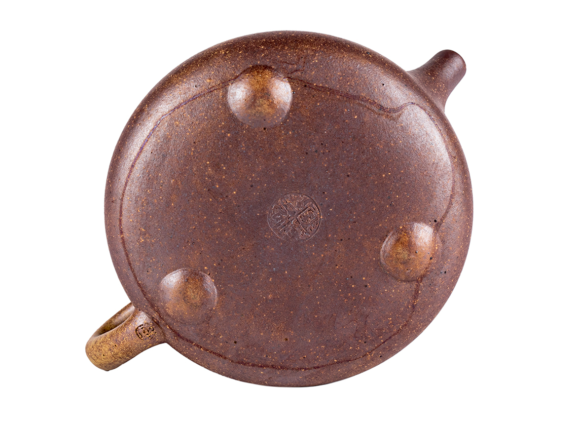 Чайник # 51921, дровяной обжиг/исинская глина, ручная работа, 190 мл.