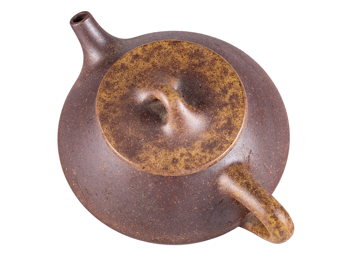 Чайник # 51921, дровяной обжиг/исинская глина, ручная работа, 190 мл.