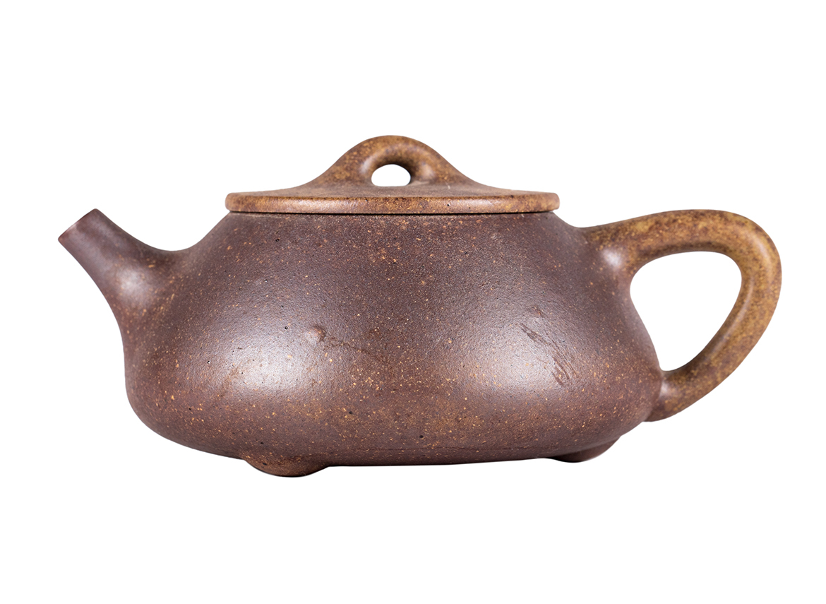 Чайник # 51921, дровяной обжиг/исинская глина, ручная работа, 190 мл.