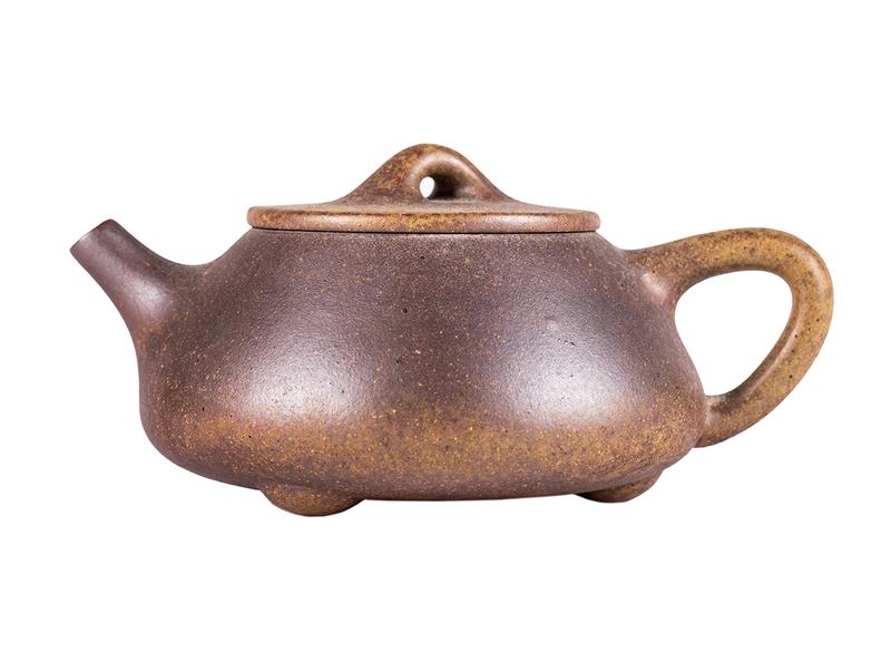 Чайник # 51922, дровяной обжиг/исинская глина, ручная работа, 190 мл.