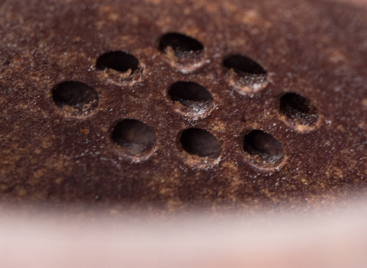 Чайник # 51922, дровяной обжиг/исинская глина, ручная работа, 190 мл.