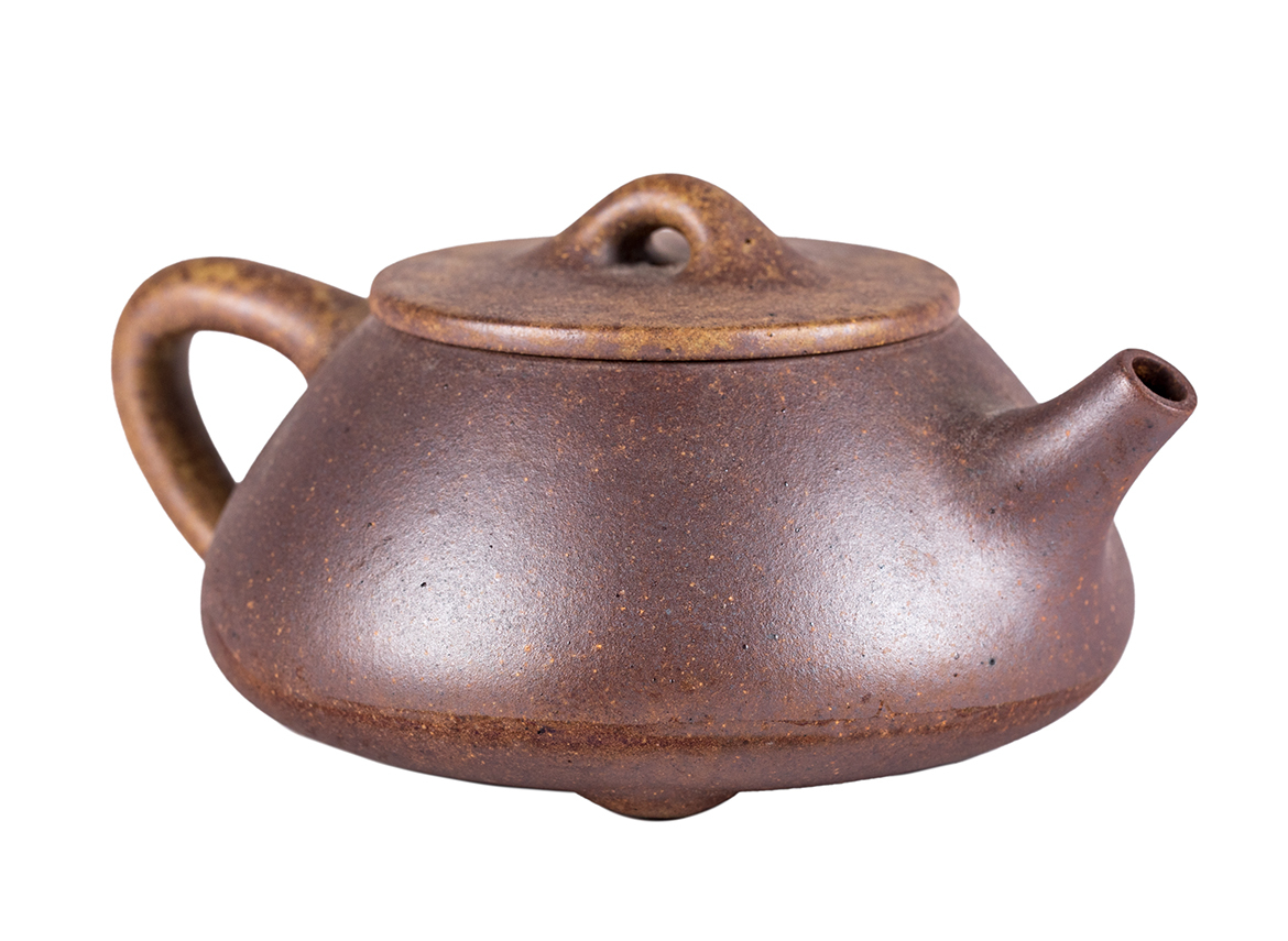 Чайник # 51923, дровяной обжиг/исинская глина, ручная работа, 190 мл.