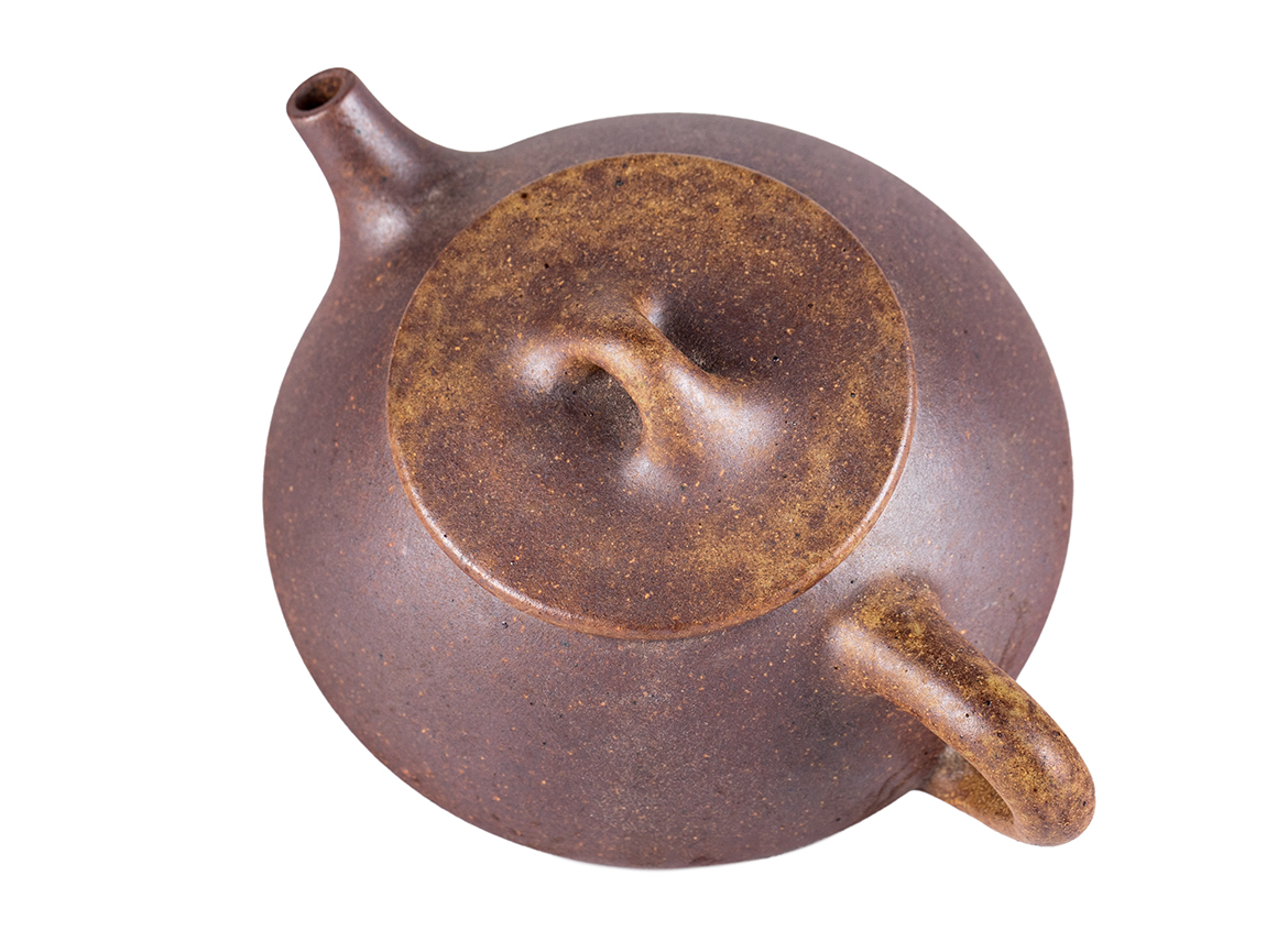 Чайник # 51923, дровяной обжиг/исинская глина, ручная работа, 190 мл.