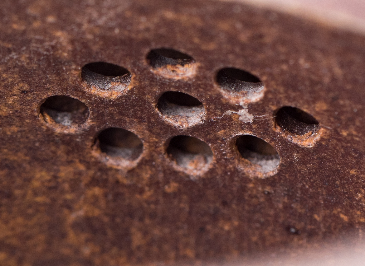 Чайник # 51923, дровяной обжиг/исинская глина, ручная работа, 190 мл.