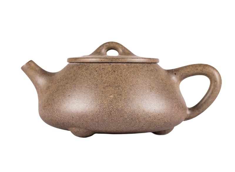 Чайник # 51924, дровяной обжиг/исинская глина, ручная работа, 190 мл.