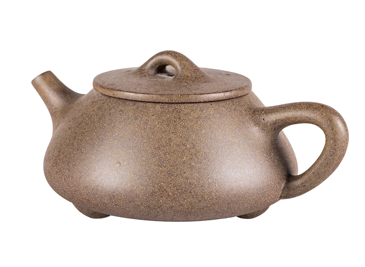 Чайник # 51924, дровяной обжиг/исинская глина, ручная работа, 190 мл.