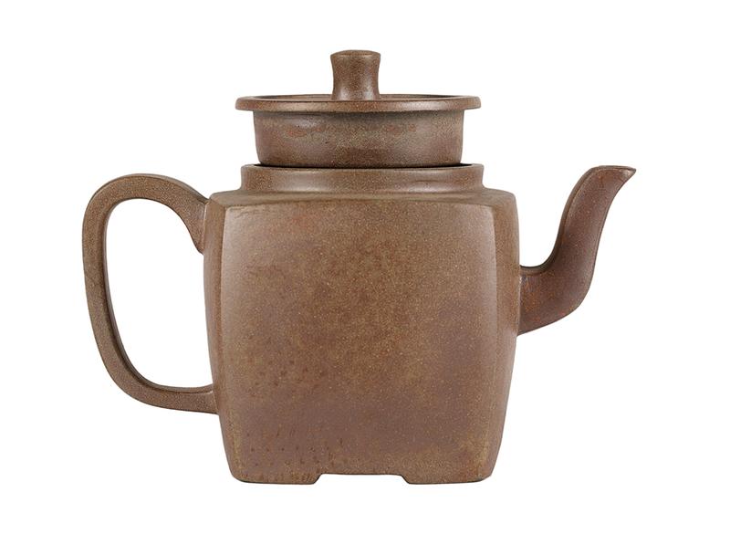 Чайник # 51927, дровяной обжиг/исинская глина, ручная работа, 190 мл.