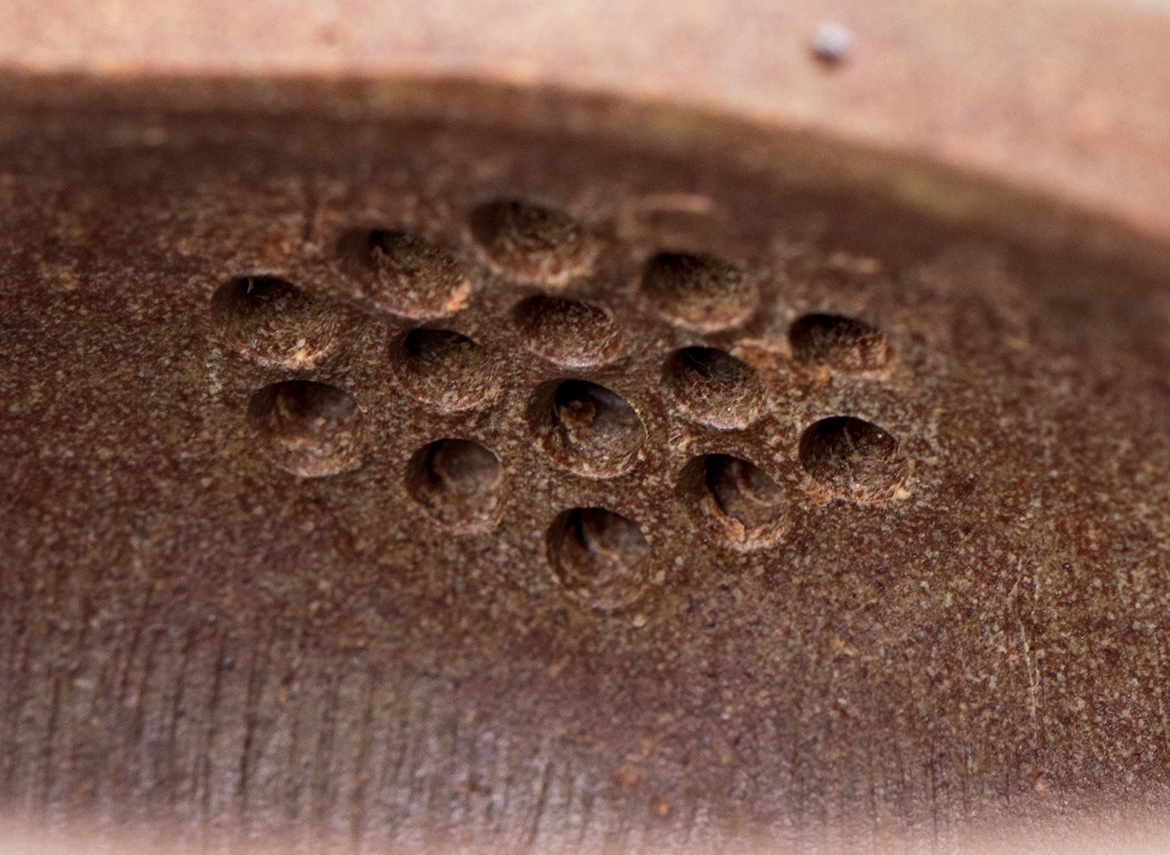 Чайник # 51928,дровяной обжиг/исинская глина, ручная работа, 160 мл.