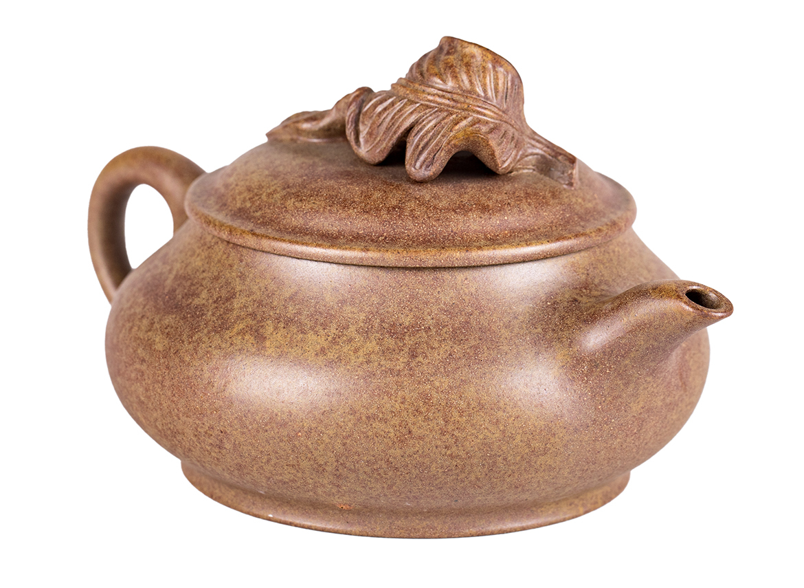 Чайник # 51928,дровяной обжиг/исинская глина, ручная работа, 160 мл.