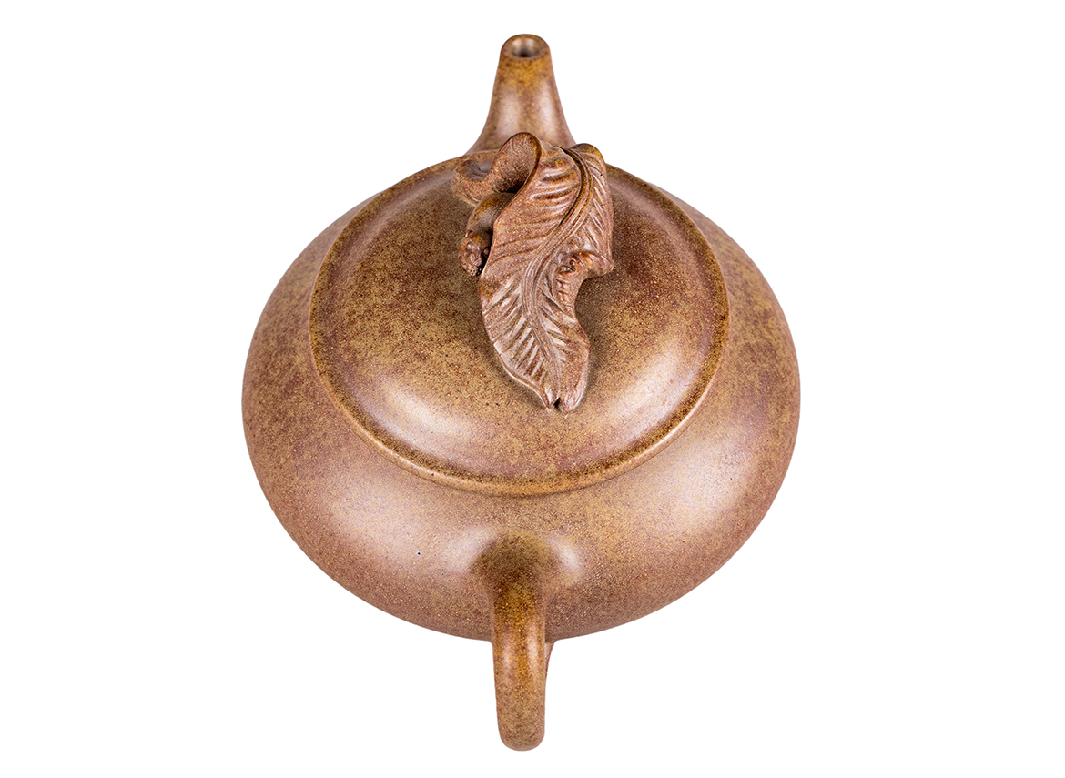 Чайник # 51928,дровяной обжиг/исинская глина, ручная работа, 160 мл.