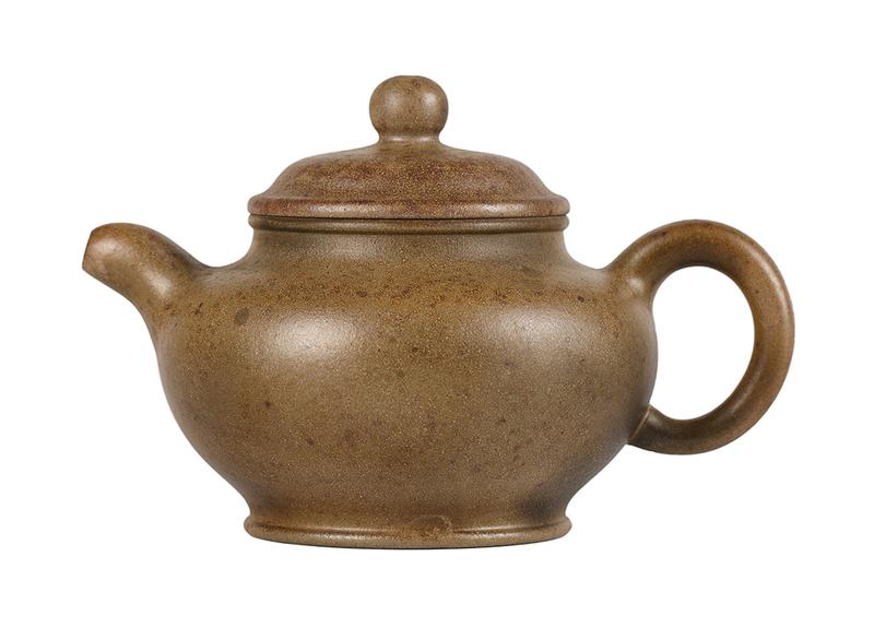 Чайник # 51929, дровяной обжиг/исинская глина, ручная работа, 180 мл.