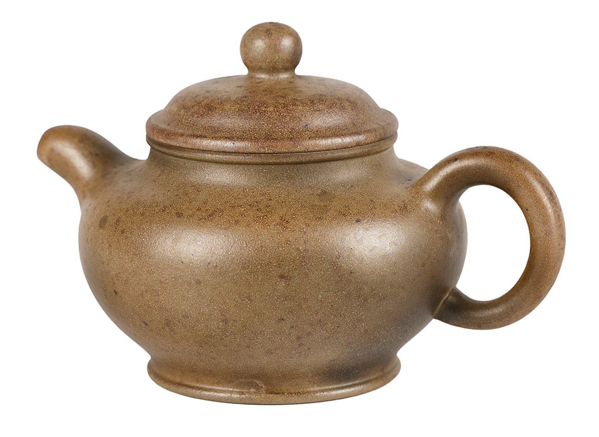 Чайник # 51929, дровяной обжиг/исинская глина, ручная работа, 180 мл.