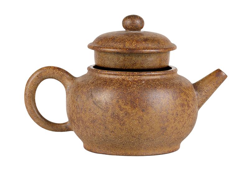 Чайник # 51941, дровяной обжиг/исинская глина, ручная работа, 190 мл.