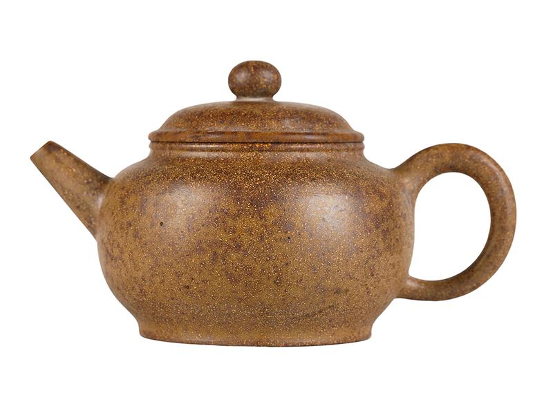 Чайник # 51941, дровяной обжиг/исинская глина, ручная работа, 190 мл.