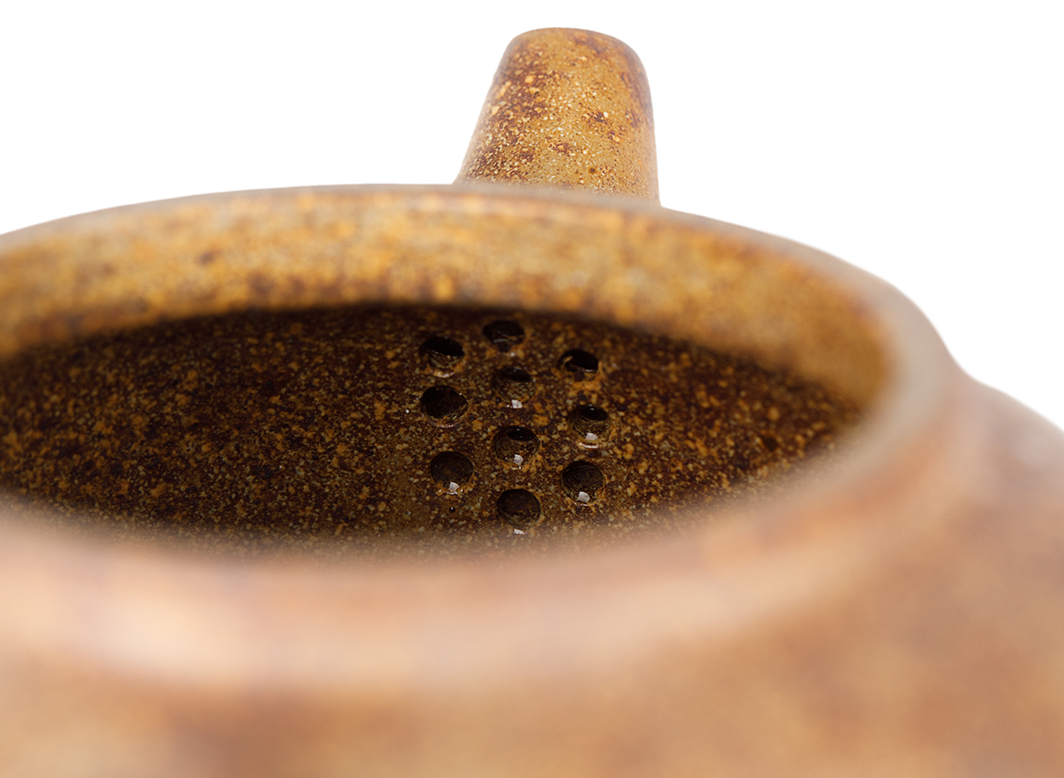 Чайник # 51941, дровяной обжиг/исинская глина, ручная работа, 190 мл.