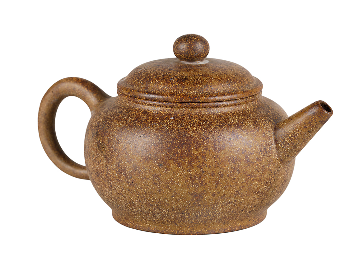 Чайник # 51941, дровяной обжиг/исинская глина, ручная работа, 190 мл.