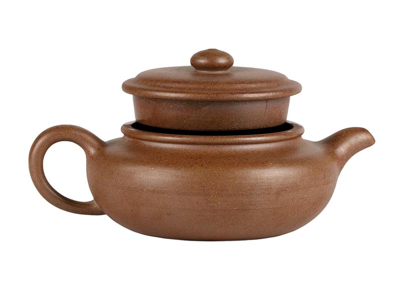 Чайник # 51942, дровяной обжиг/исинская глина, ручная работа, 200 мл.