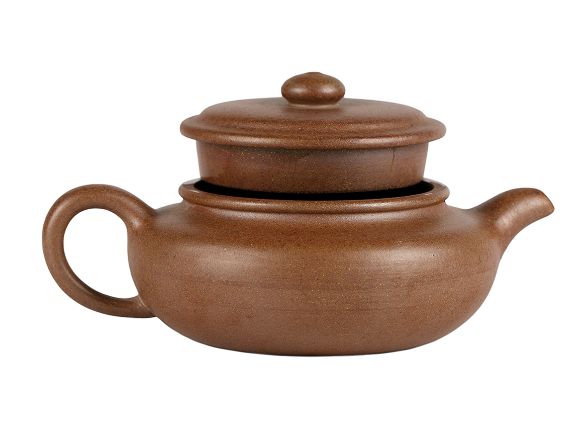 Чайник # 51942, дровяной обжиг/исинская глина, ручная работа, 200 мл.