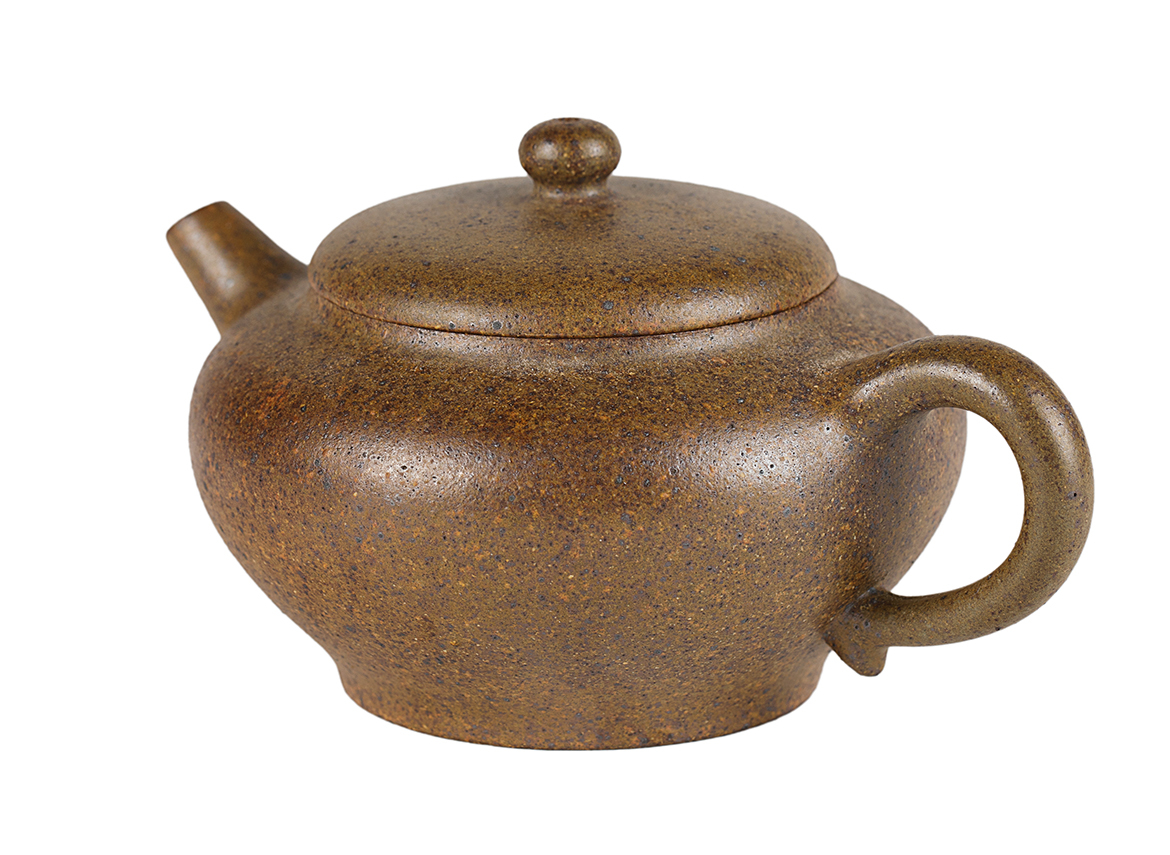 Чайник # 51943, дровяной обжиг/исинская глина, ручная работа, 220 мл.