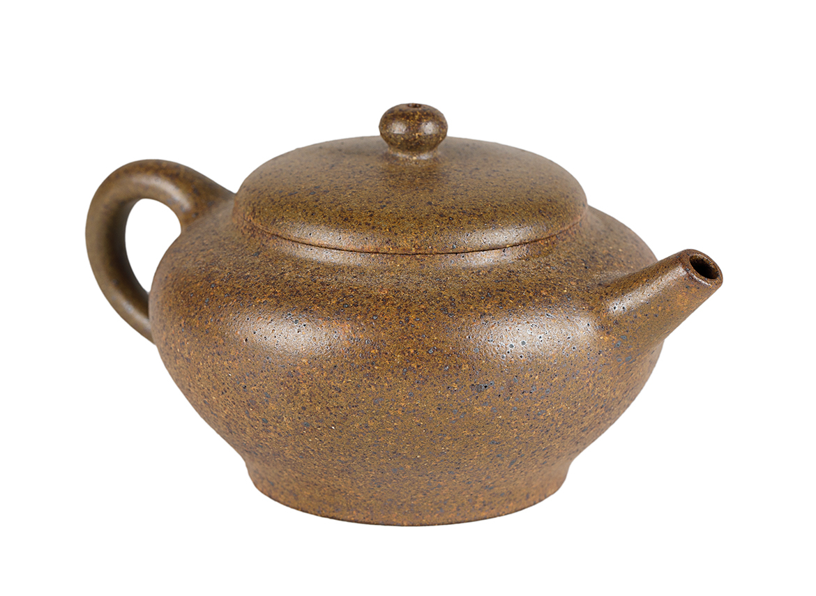 Чайник # 51943, дровяной обжиг/исинская глина, ручная работа, 220 мл.