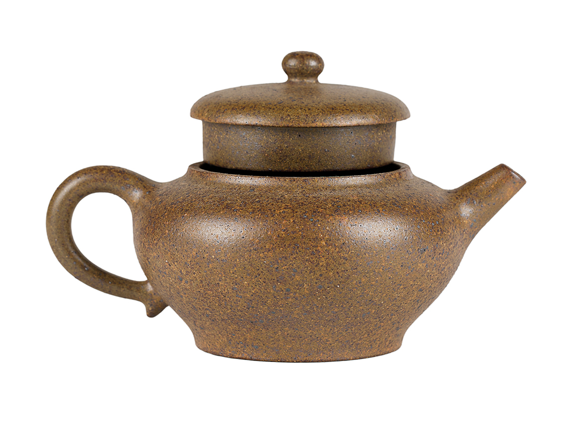 Чайник # 51943, дровяной обжиг/исинская глина, ручная работа, 220 мл.