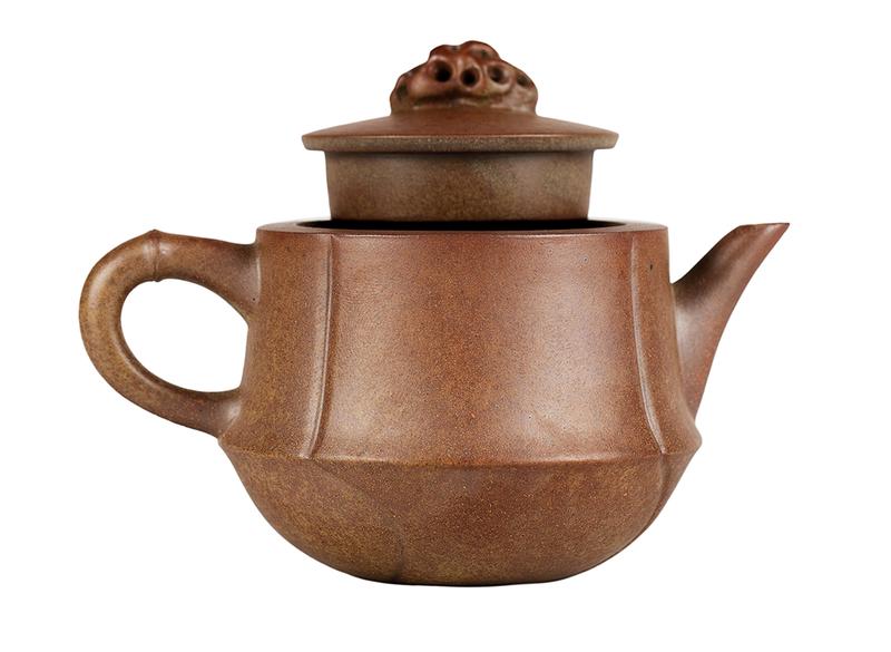 Чайник # 51944, дровяной обжиг/исинская глина, ручная работа, 160 мл.