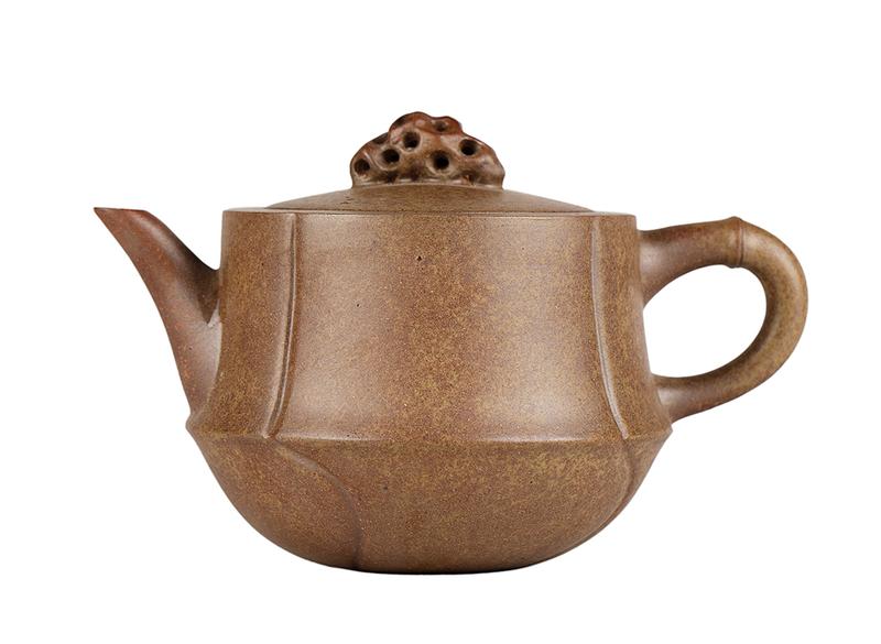 Чайник # 51944, дровяной обжиг/исинская глина, ручная работа, 160 мл.