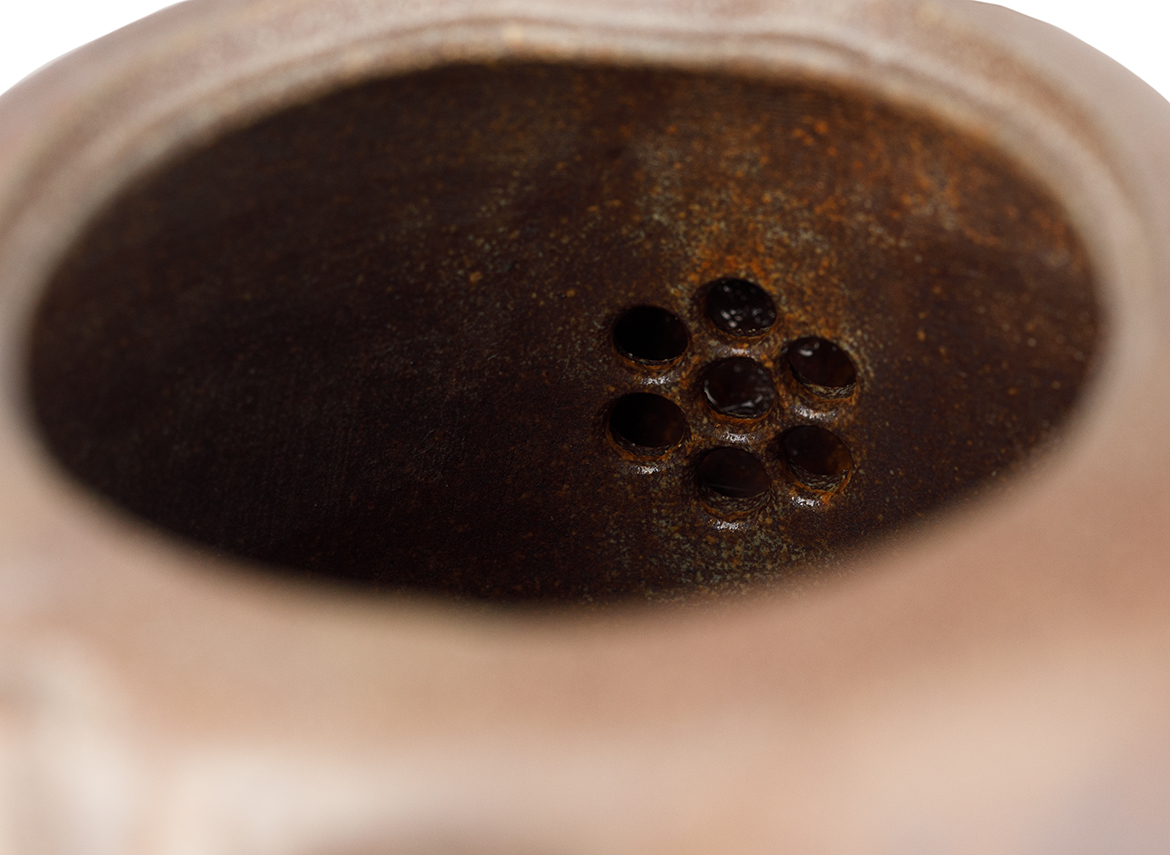 Чайник # 51945, дровяной обжиг/исинская глина, ручная работа, 170 мл.