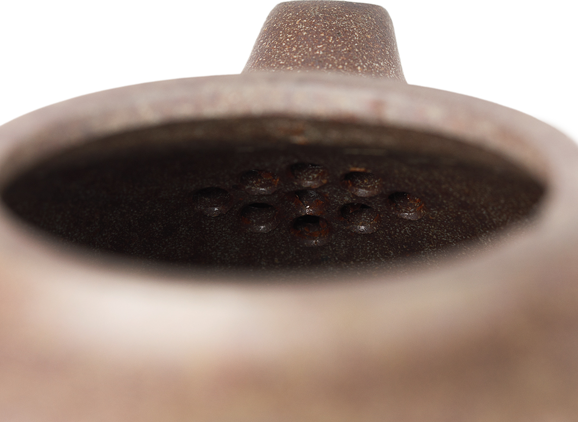 Чайник # 51946, дровяной обжиг/исинская глина, ручная работа, 140 мл.