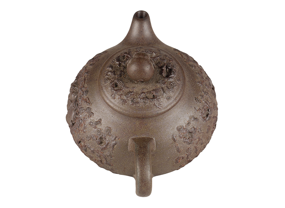 Чайник # 51946, дровяной обжиг/исинская глина, ручная работа, 140 мл.