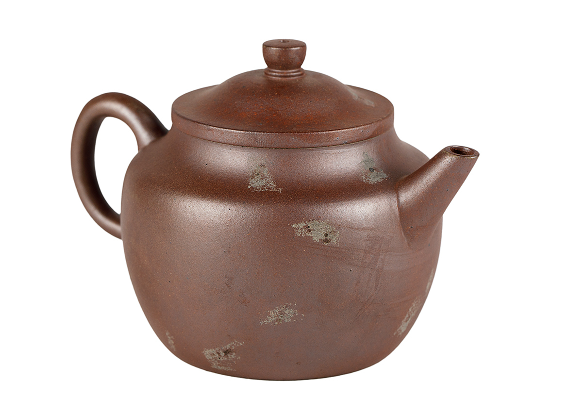 Чайник # 51948, дровяной обжиг/исинская глина, ручная работа, 210 мл.