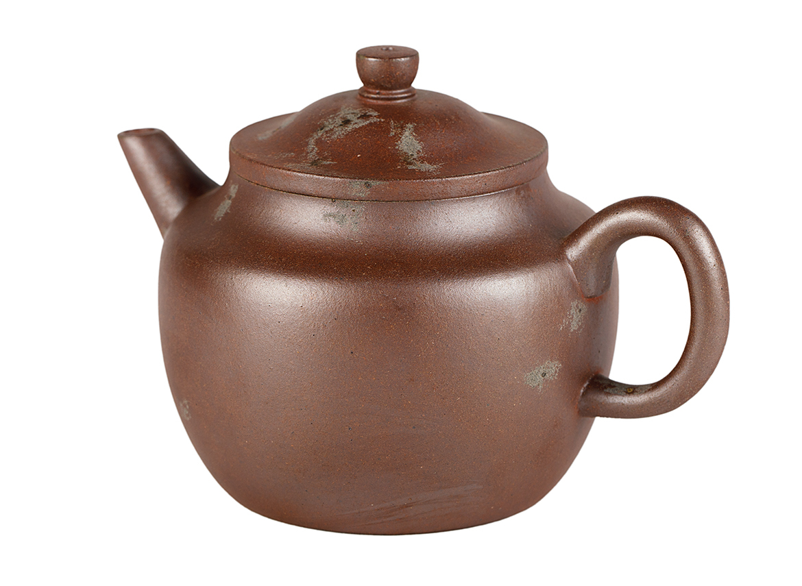Чайник # 51948, дровяной обжиг/исинская глина, ручная работа, 210 мл.