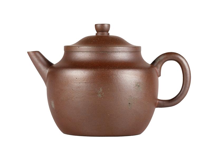 Чайник # 51949, дровяной обжиг/исинская глина, ручная работа, 210 мл.