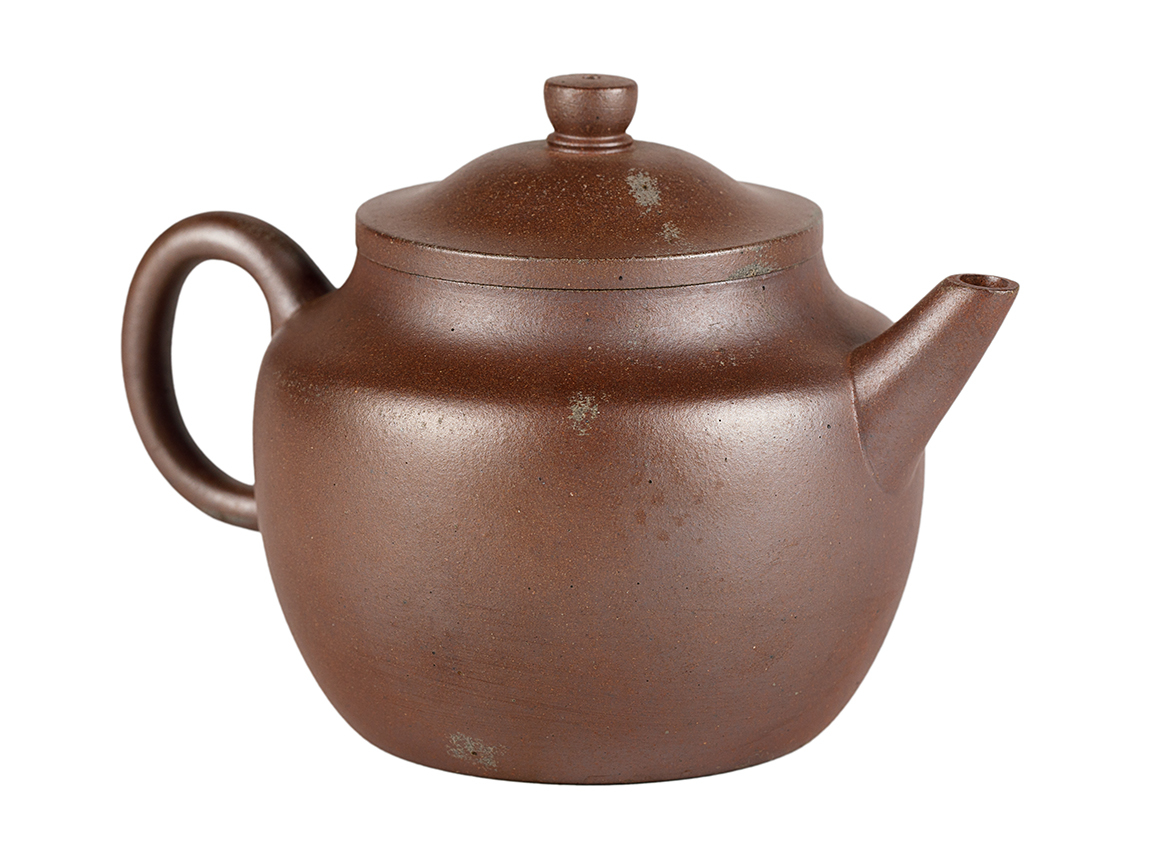 Чайник # 51949, дровяной обжиг/исинская глина, ручная работа, 210 мл.