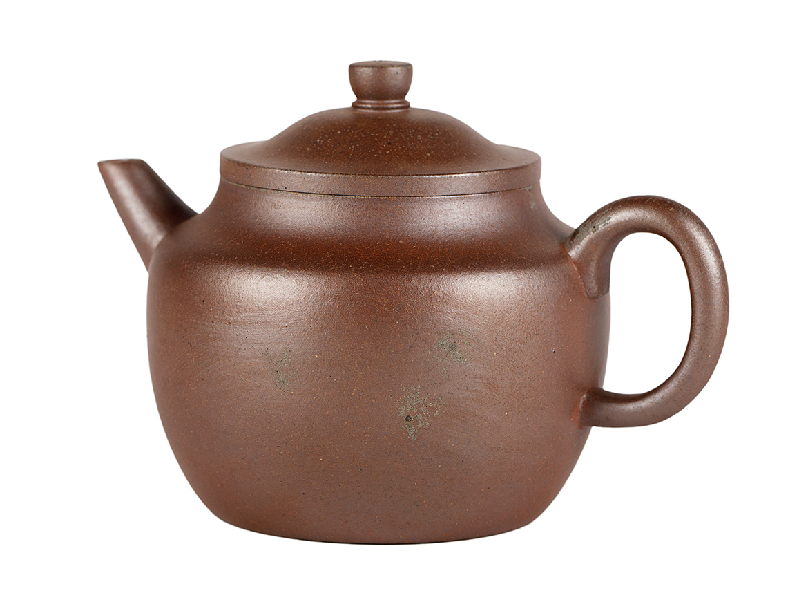 Чайник # 51949, дровяной обжиг/исинская глина, ручная работа, 210 мл.