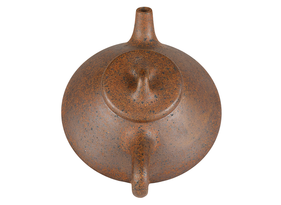 Чайник # 51951, дровяной обжиг/исинская глина, ручная работа, 170 мл.