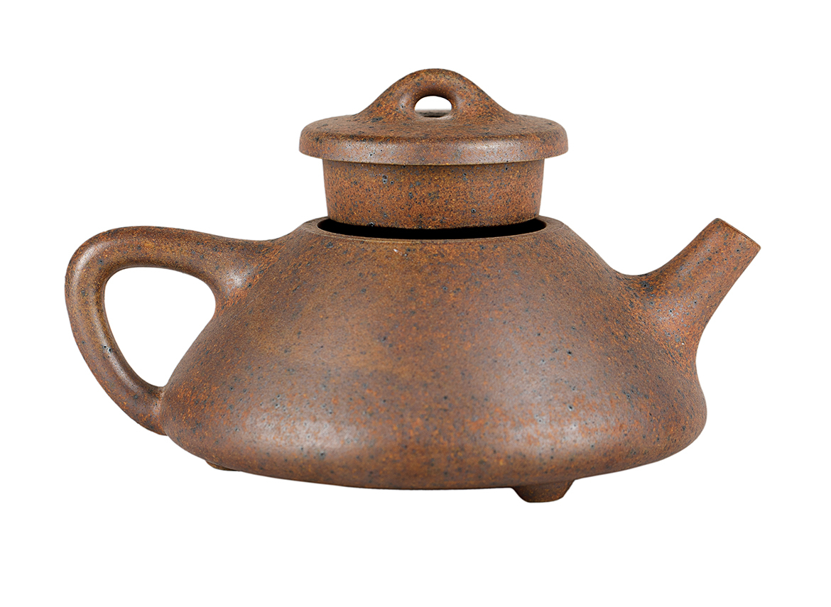 Чайник # 51951, дровяной обжиг/исинская глина, ручная работа, 170 мл.