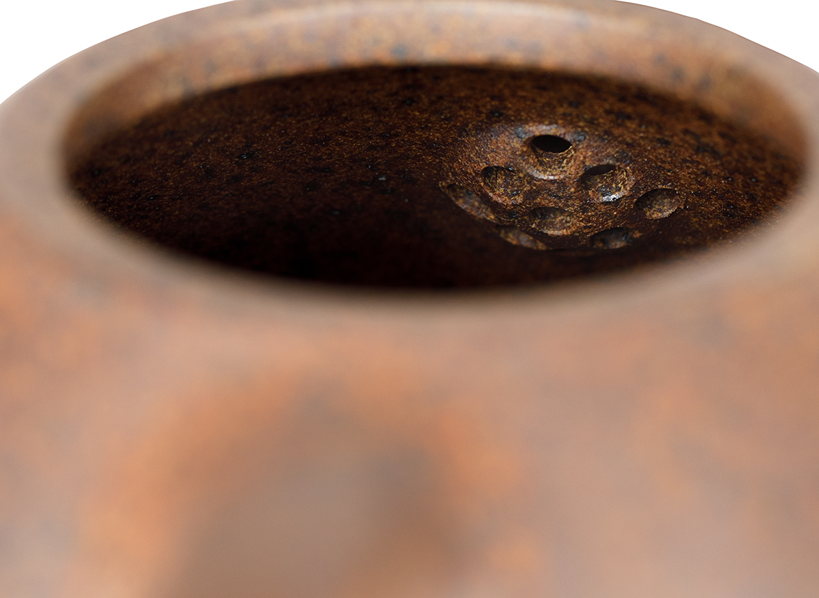 Чайник # 51951, дровяной обжиг/исинская глина, ручная работа, 170 мл.