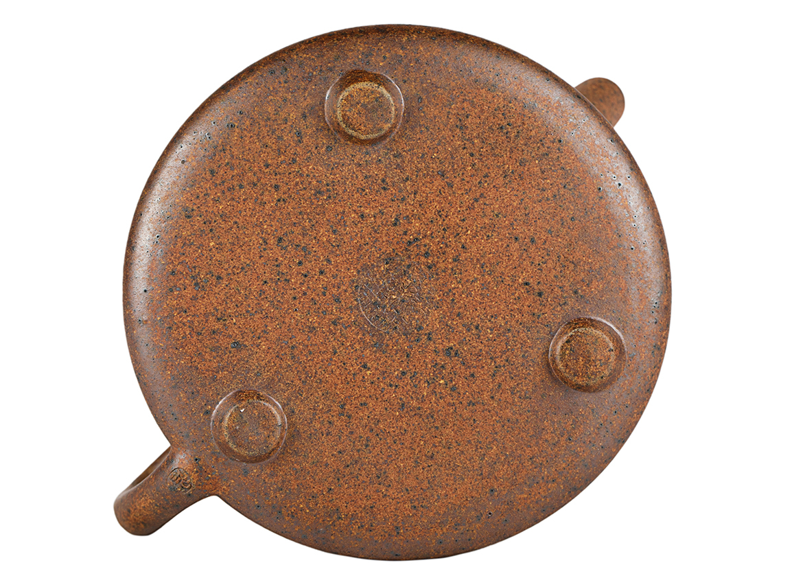 Чайник # 51951, дровяной обжиг/исинская глина, ручная работа, 170 мл.